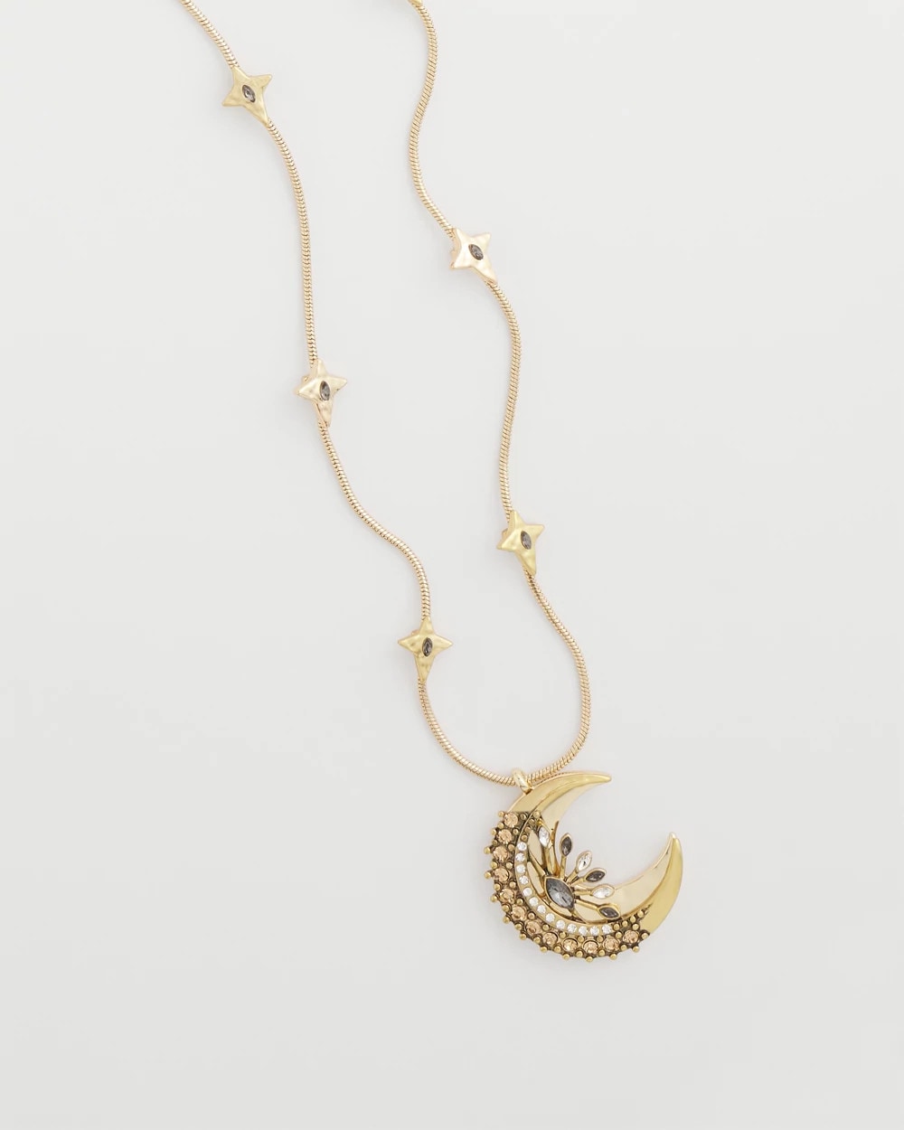 Chico's For Sale - Gold Moon Pendant Necklace
