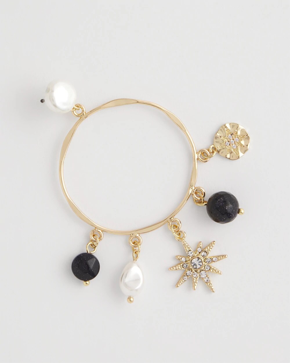 Chico's Outlet - Starry Night Charm Hoop Earrings