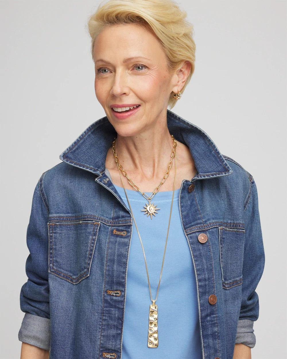 Chico's Discount - Convertible Zodiac Pendant Necklace