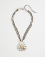 Chico's On Sale - Island Metal Pendant Necklace