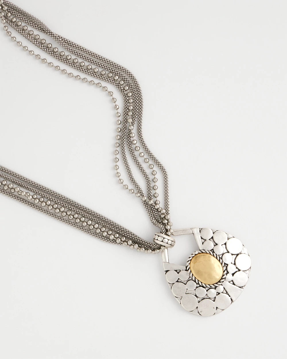 Chico's On Sale - Island Metal Pendant Necklace