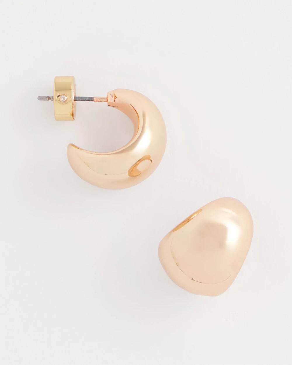 Chico's Online - Rose Gold Huggie Hoop Earrings