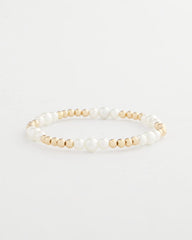 Chico's On Sale - Goldtone Bead Stretch Bracelet
