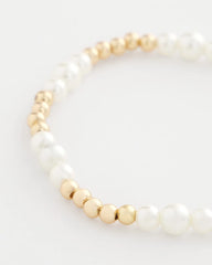 Chico's On Sale - Goldtone Bead Stretch Bracelet