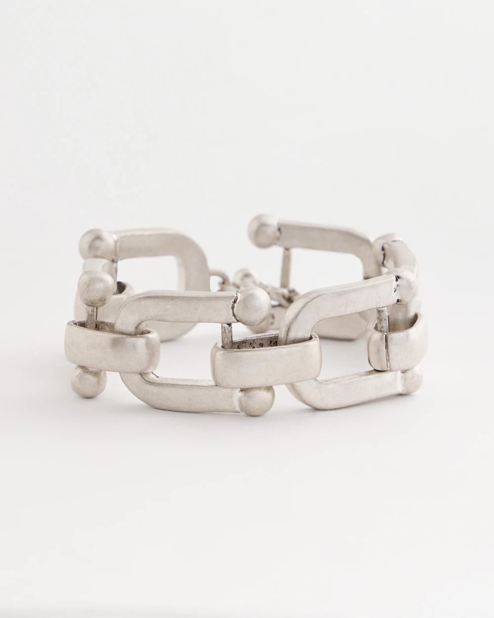 Chico's US - Silvertone Link Chain Bracelet