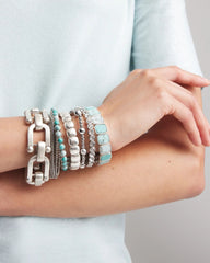 Chico's US - Silvertone Link Chain Bracelet