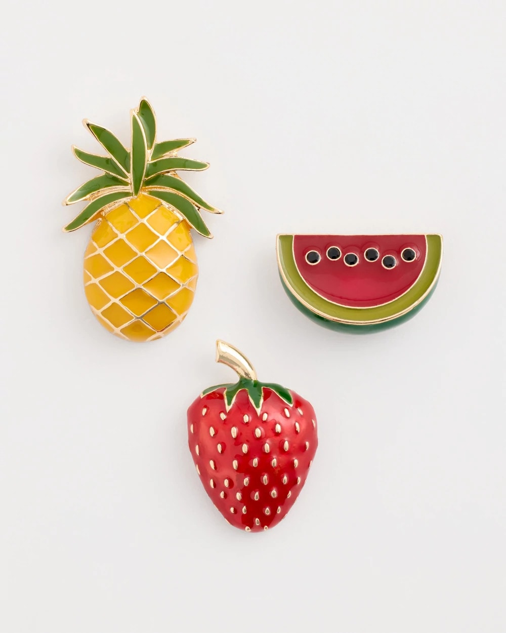 Chico's Discount - Fruit Brooch Set