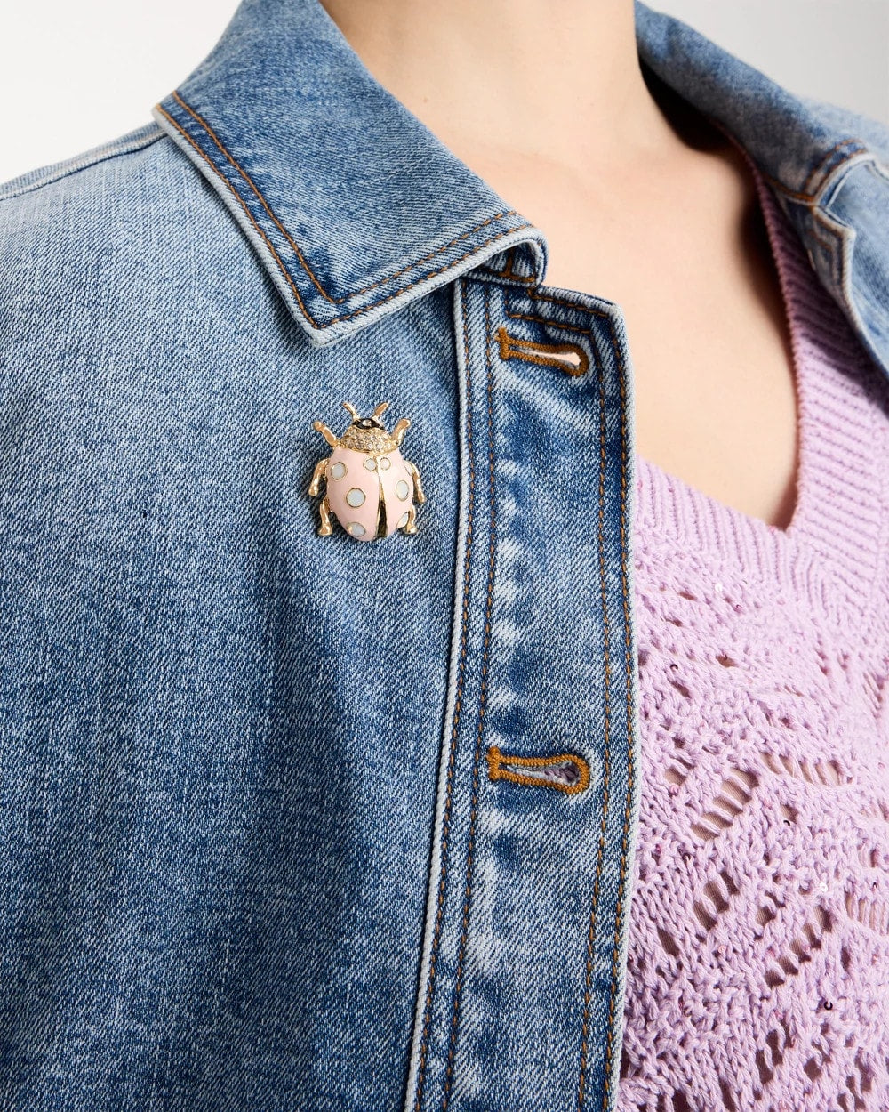 Chico's Sale - Lady Bug Brooch
