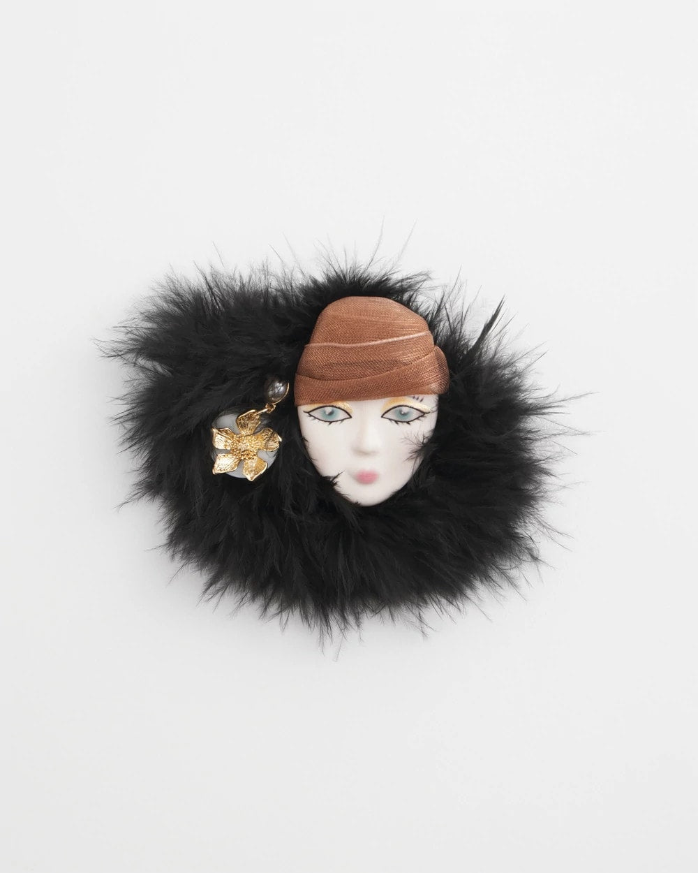 Chico's Outlet - Feathered Lady Brooch
