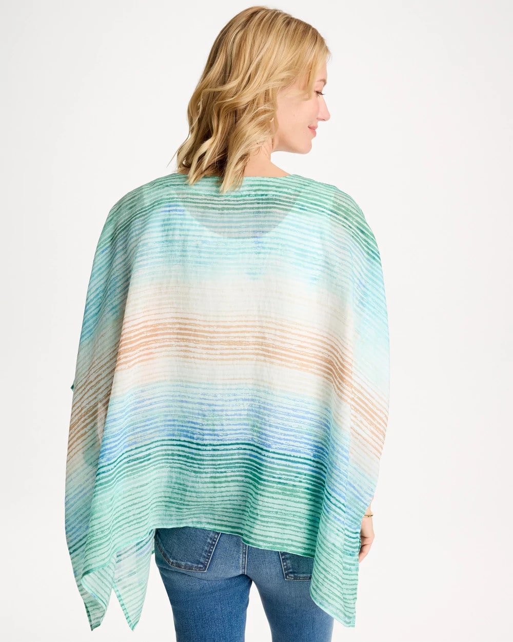 Chico's Online - Ombre Coastal Printed Poncho