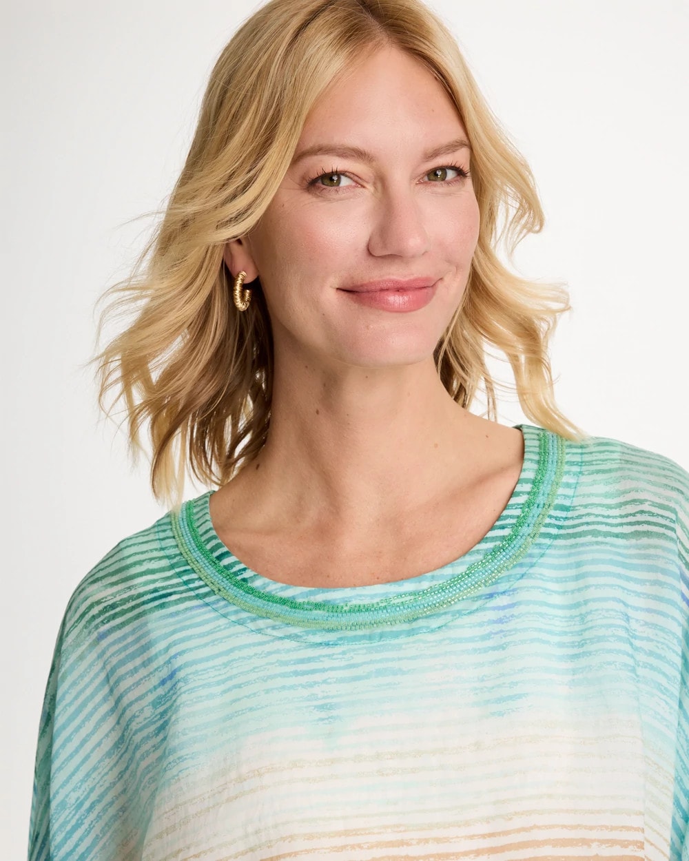 Chico's Online - Ombre Coastal Printed Poncho