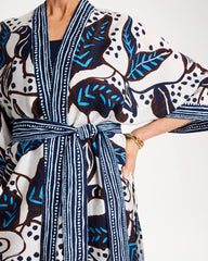 Chico's / Printed Belted Kimono