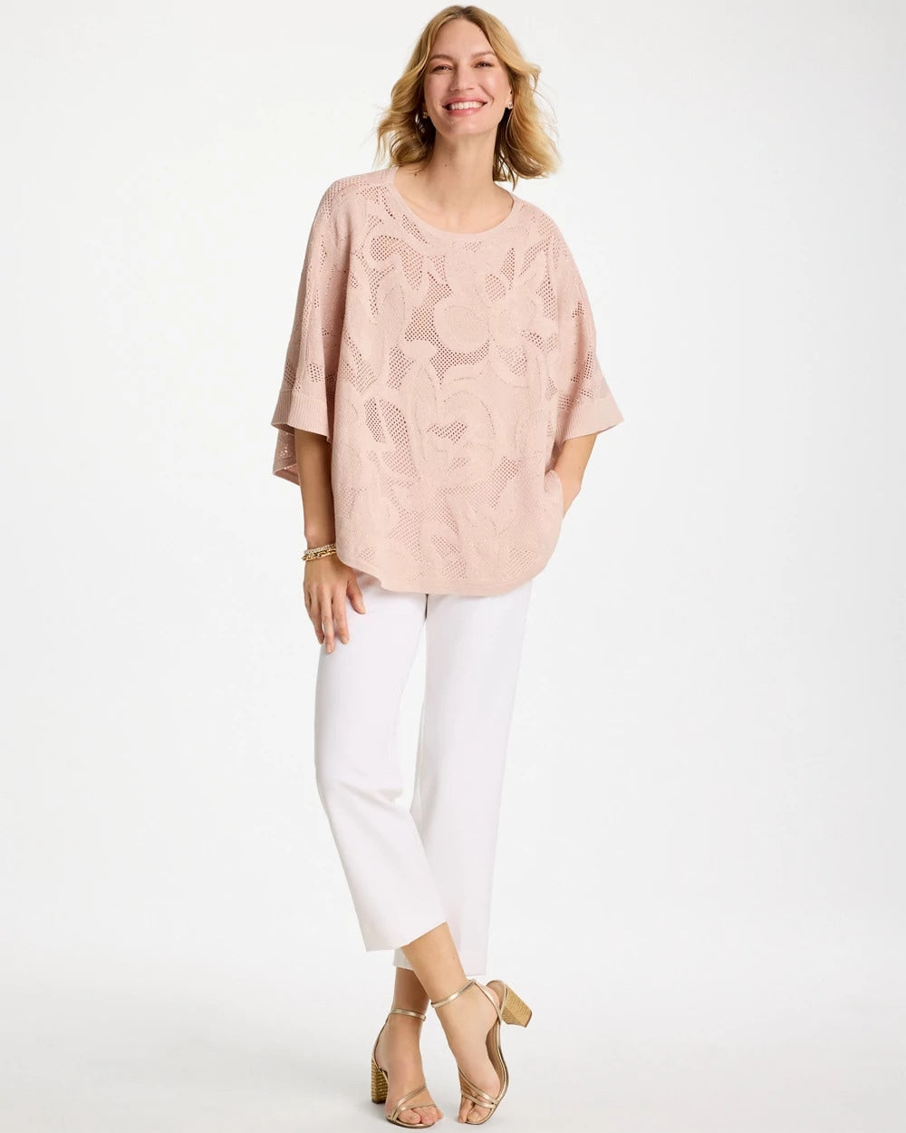 Chico's On Sale - Boatneck Rounded Hem Poncho
