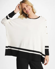 Chico's Online - Button Detail Poncho