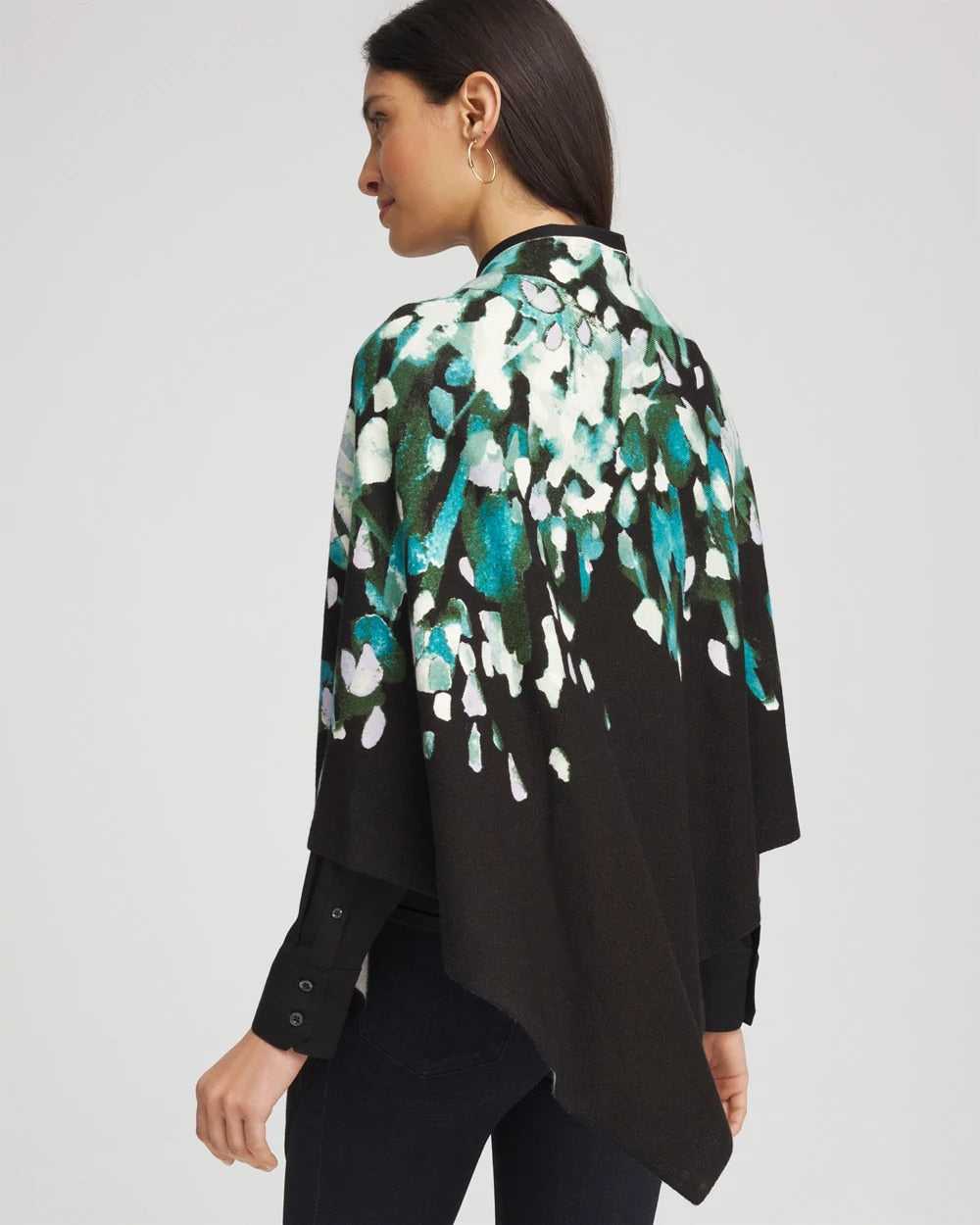 Chico's US - Convertible Knit Boatneck Poncho