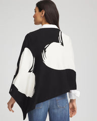 Chico's / Love Brush Convertible Sweater Poncho