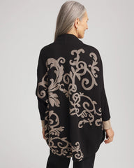 Chico's Sale - Ottoman Jacquard Cocoon Cardigan