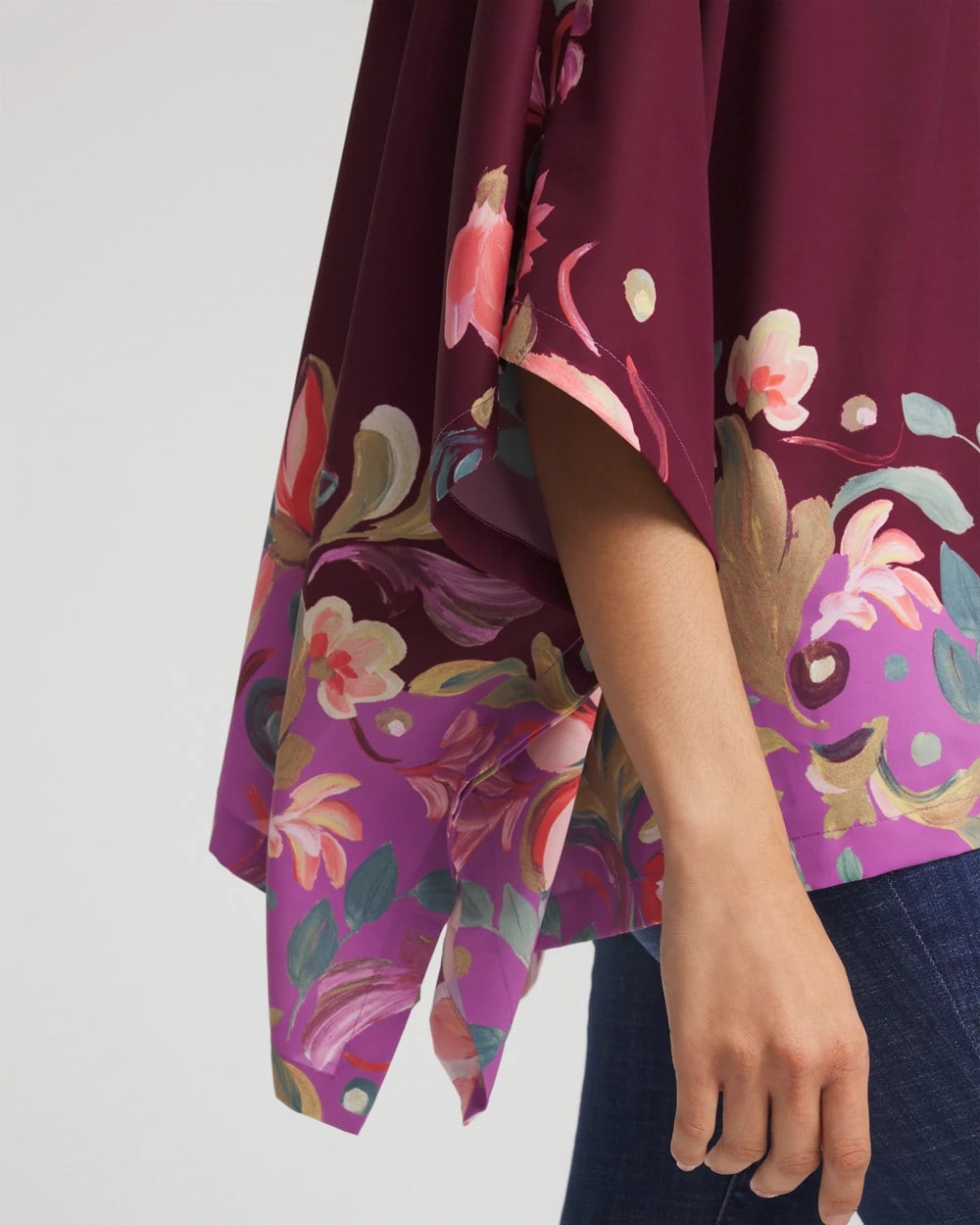 Chico's Online - Printed Boatneck Pullover Poncho