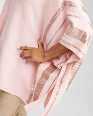 Chico's Sale - Sequin Striped Sweater Poncho