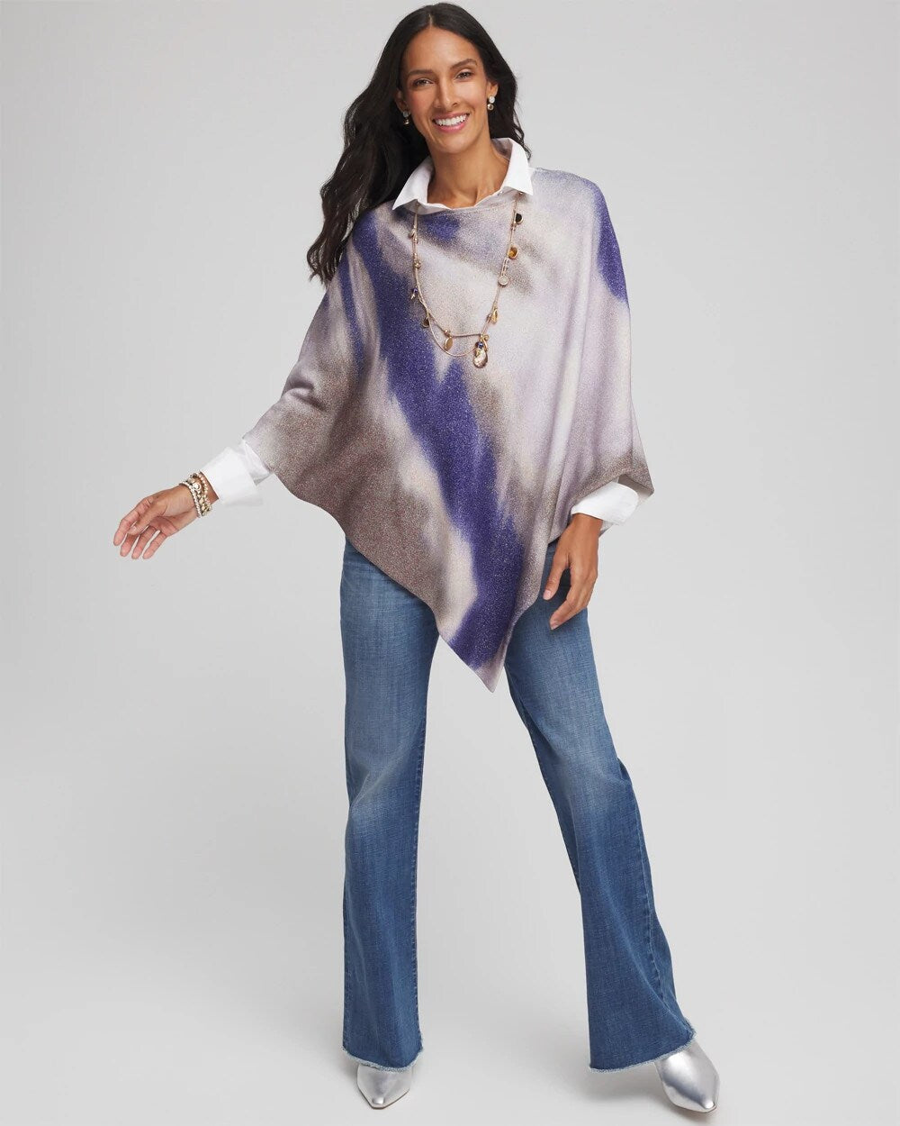 Chico's Outlet - Convertible Knit Poncho