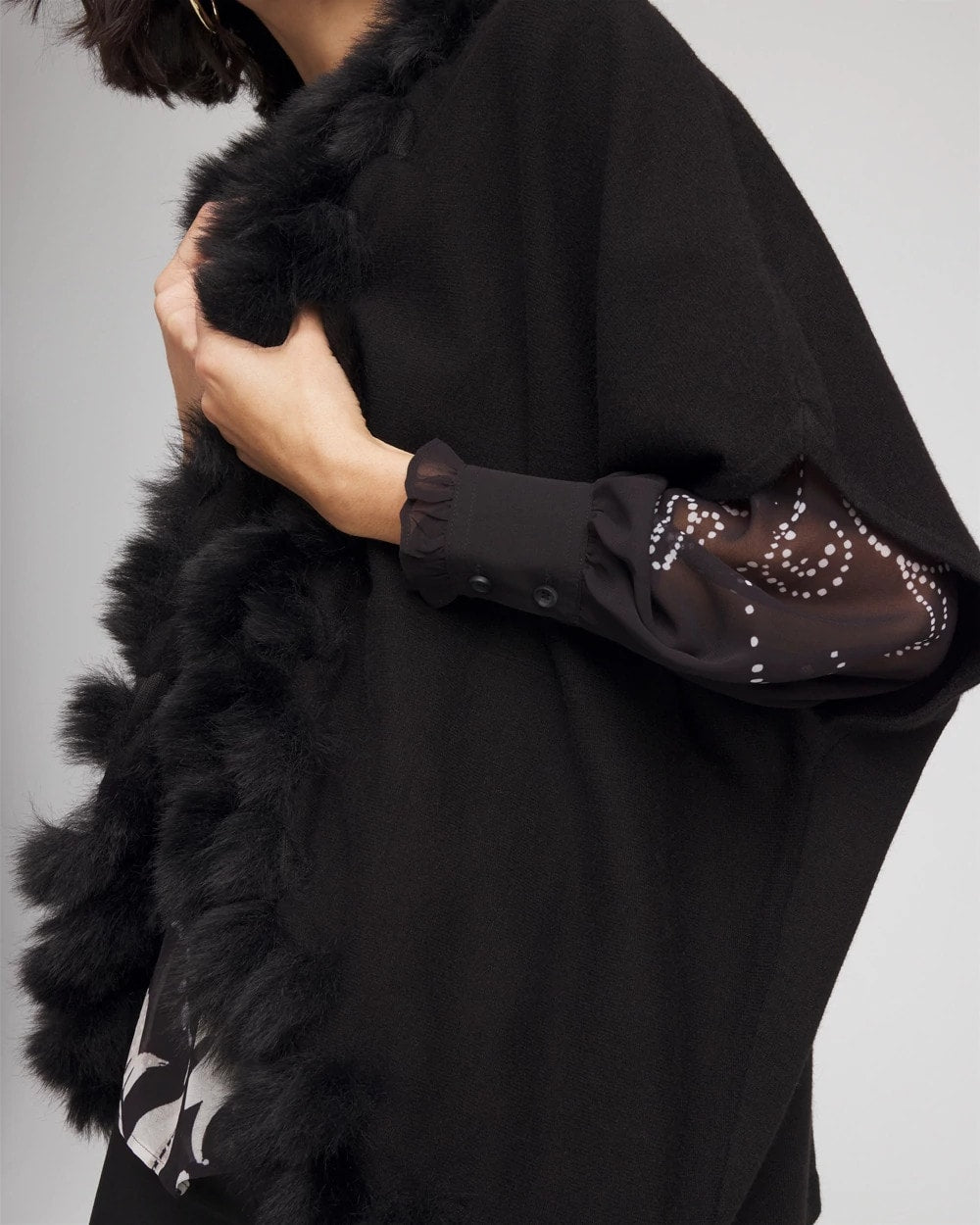 Chico's US - Faux Fur Cocoon