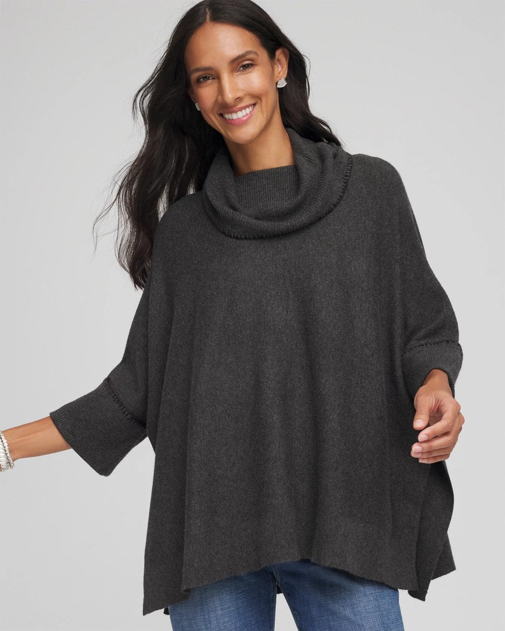 Chico's / Cowlneck Poncho