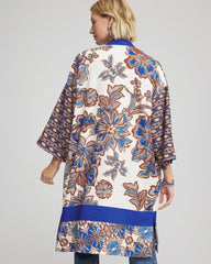 Chico's Discount - Crepe Long Printed Kimono