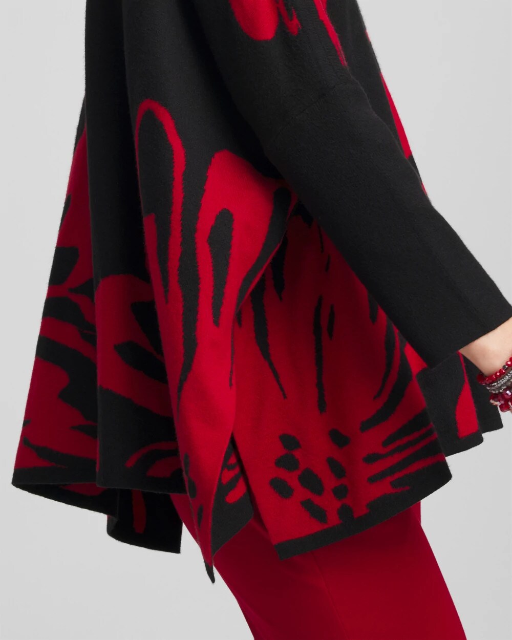 Chico's Outlet - Floral Poncho