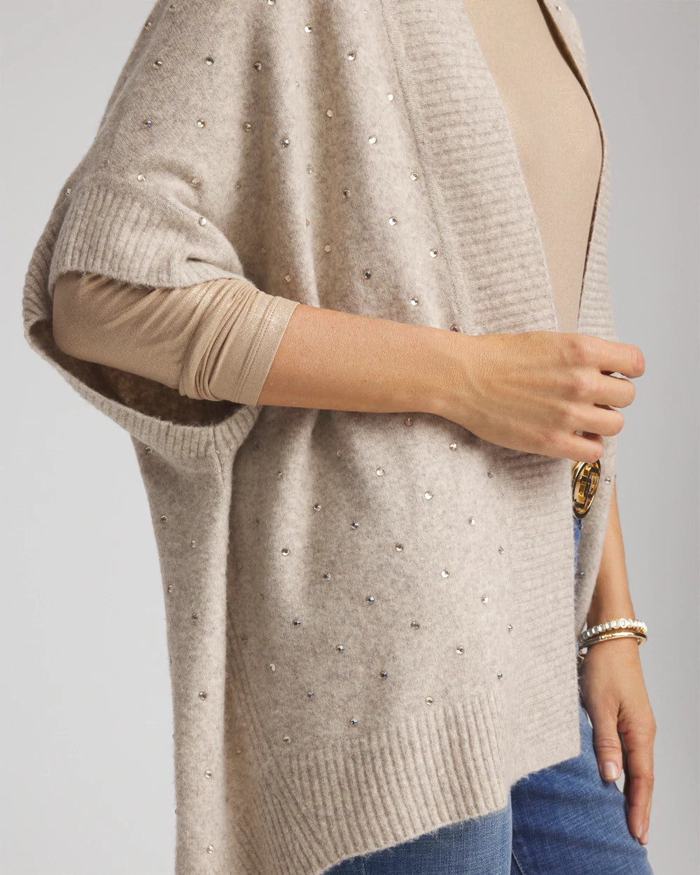 Chico's Online - Embellished Cocoon Ruana