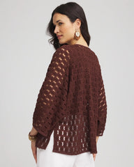 Chico's Short Woven Kimono