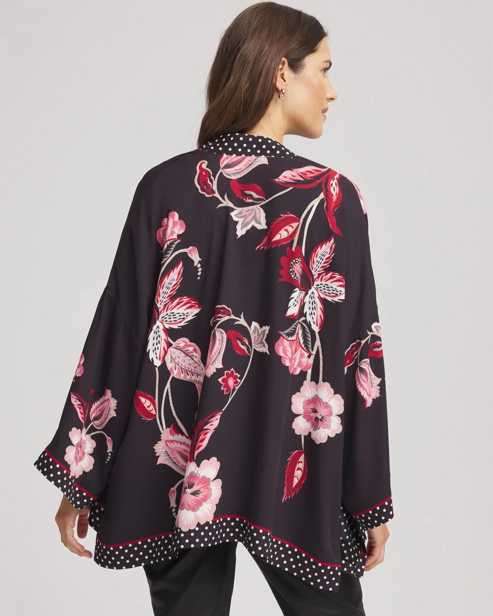 Chico's Discount - Short Floral Kimono