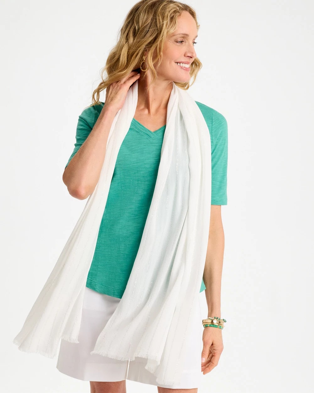 Chico's For Sale - Lurex Oblong Scarf