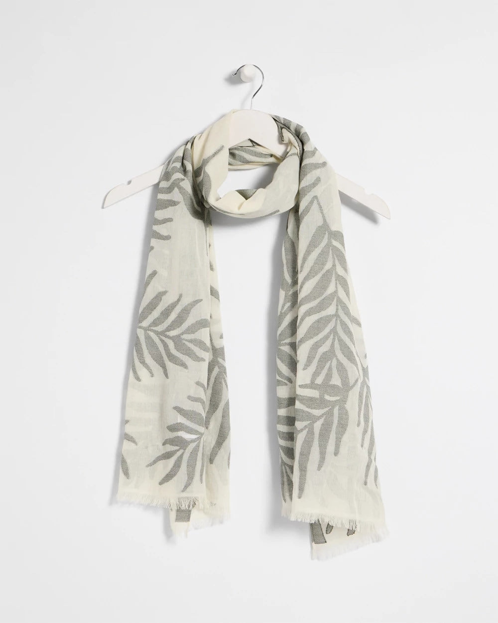 Chico's US - Palm Embroidered Oblong Scarf