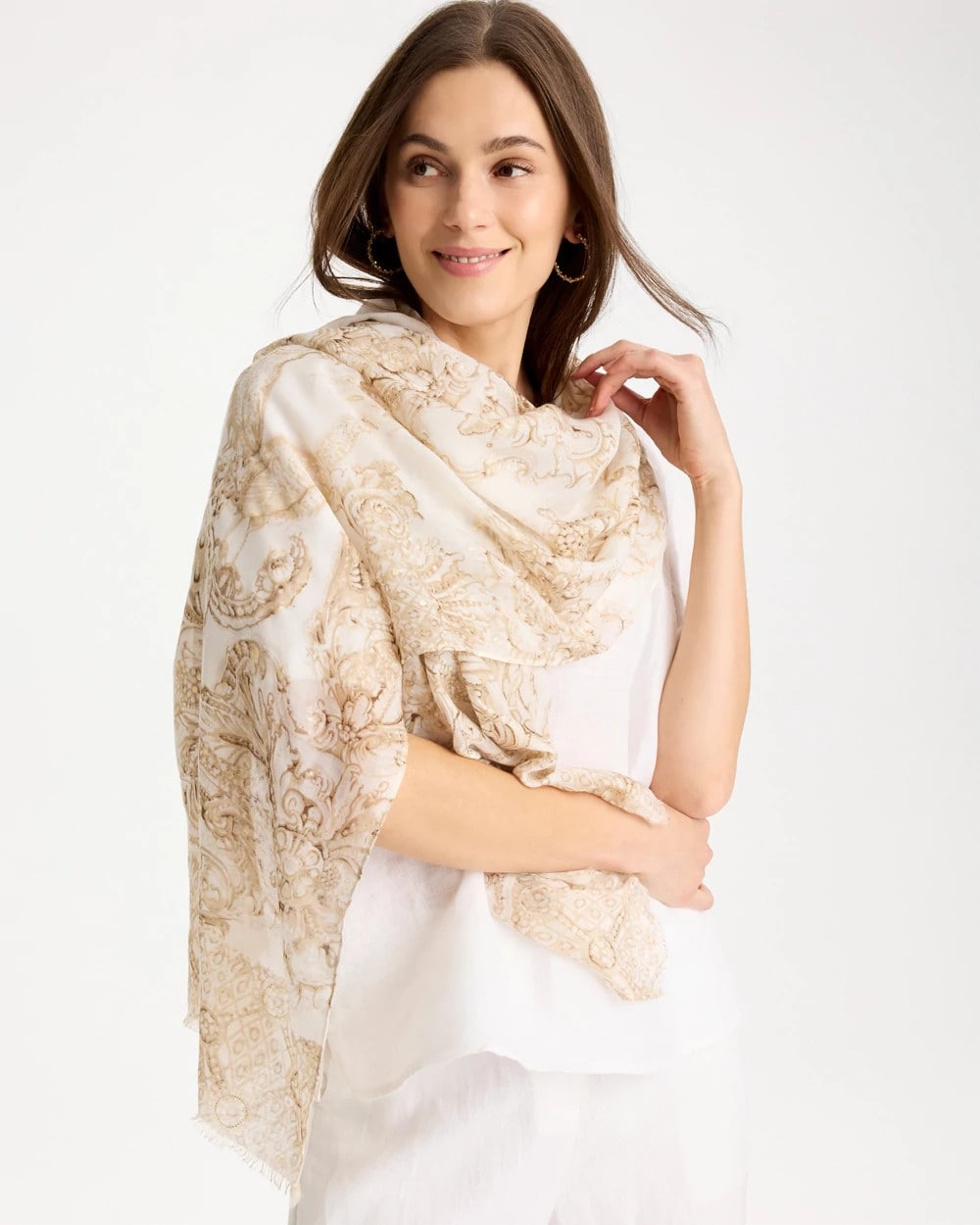 Chico's On Sale - Foiled Oblong Scarf