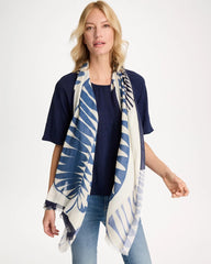 Chico's Outlet - Palm Frond Oblong Scarf