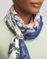 Chico's Outlet - Silvertone Knot Scarf Ring