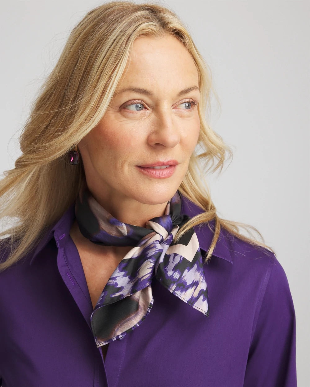 Chico's Sale - Fjord Flora Square Neckerchief Scarf
