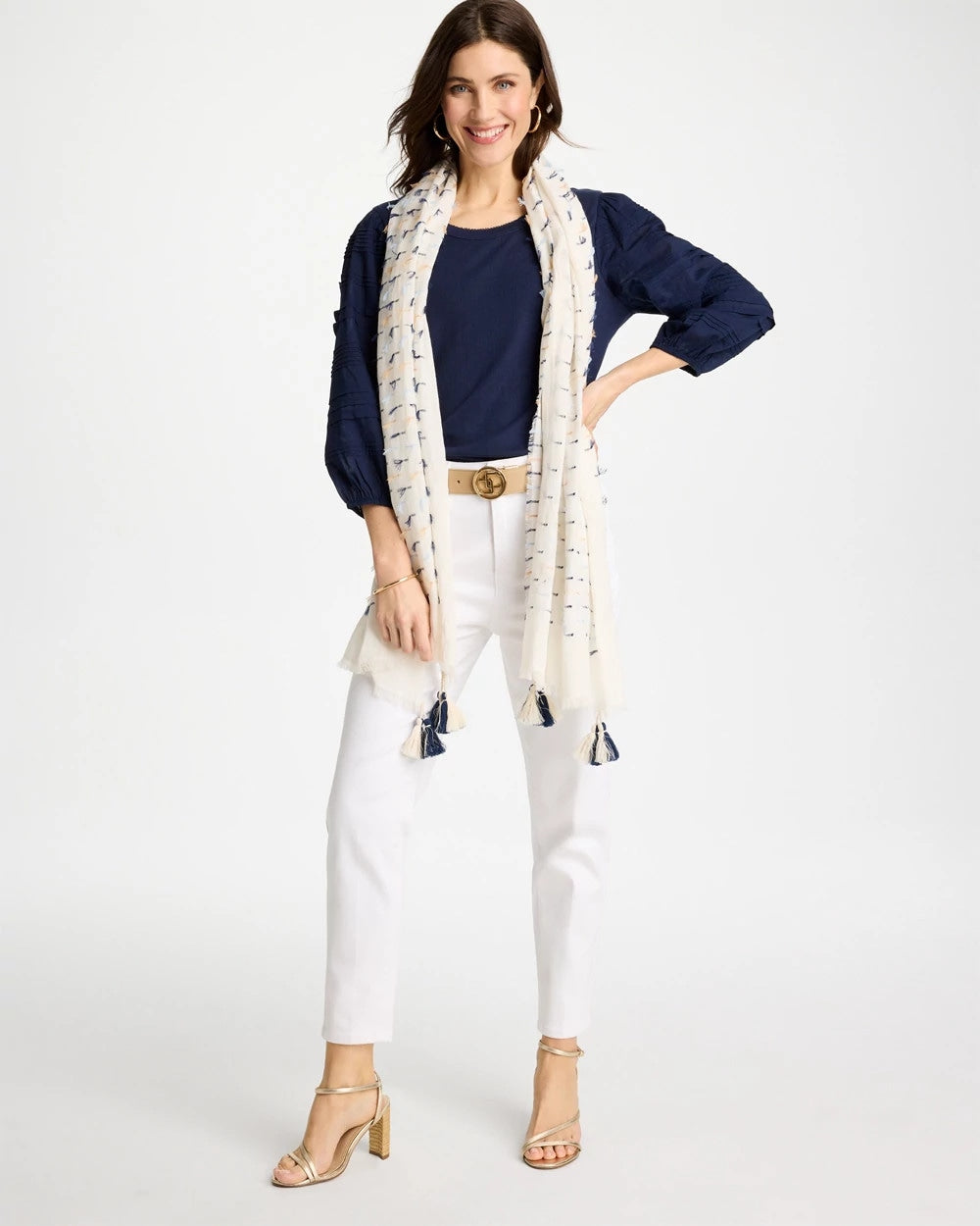 Chico's US - Fringe Oblong Scarf