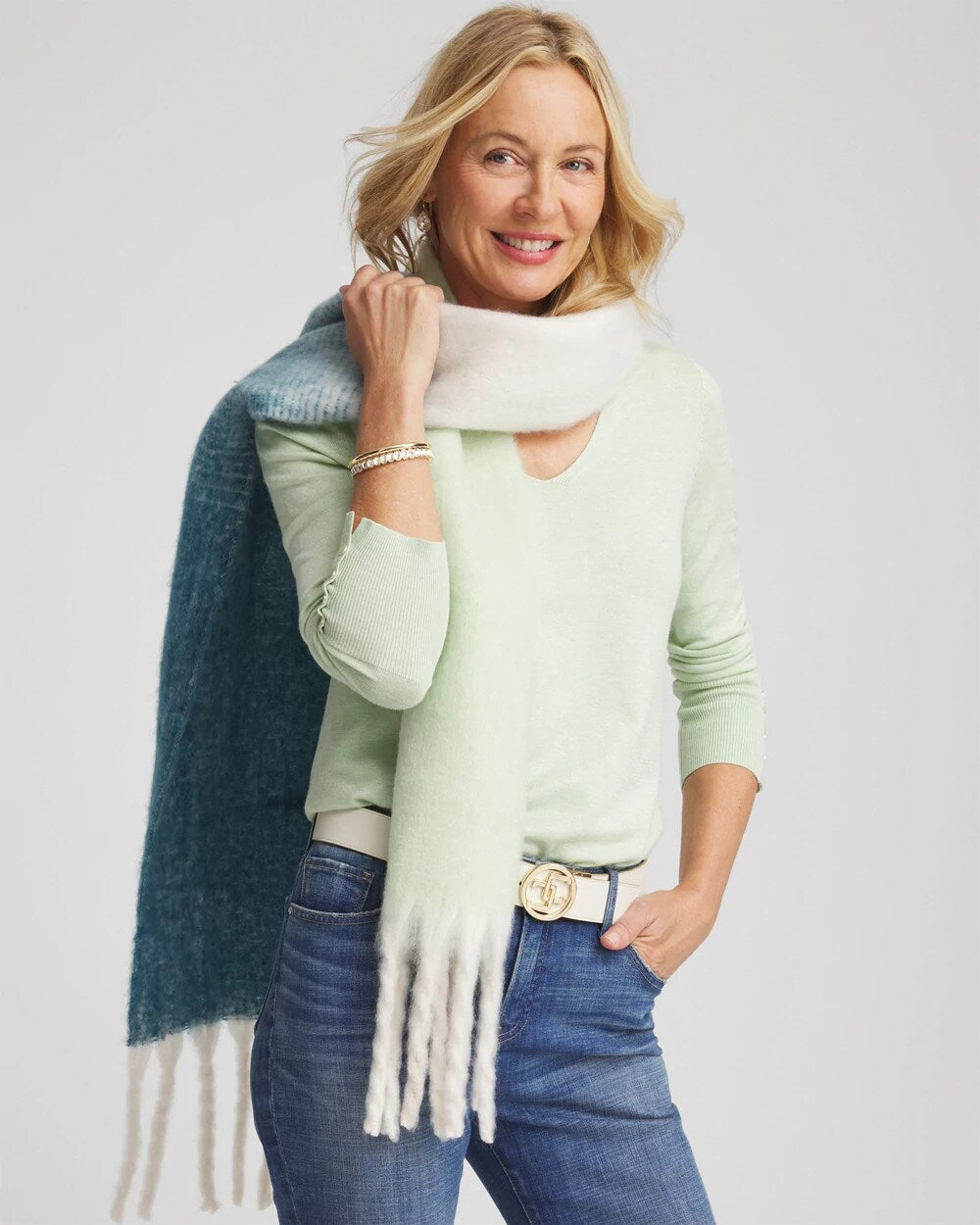 Chico's On Sale - Cozy Ombre Oblong Scarf