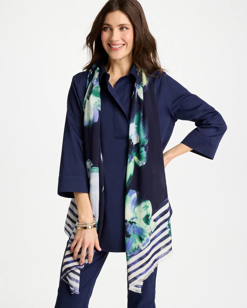 Chico's For Sale - Printed Oblong Scarf