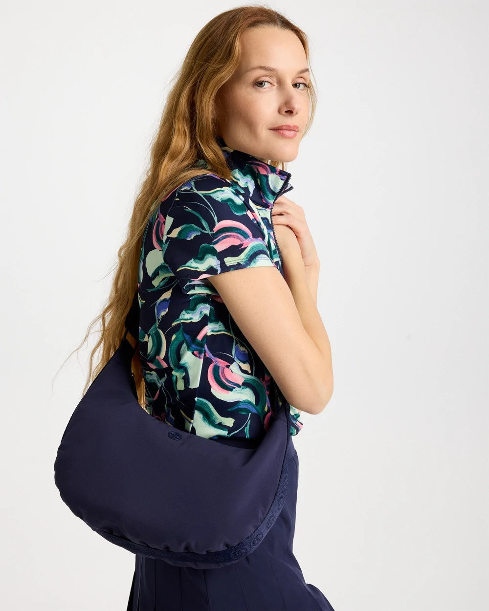 Chico's / Ripstop Crescent Crossbody Sling Bag