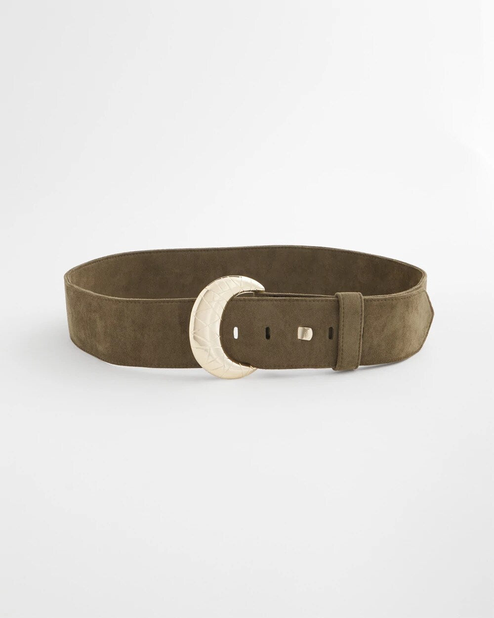 Chico's Outlet - Green Faux Suede Sash Belt