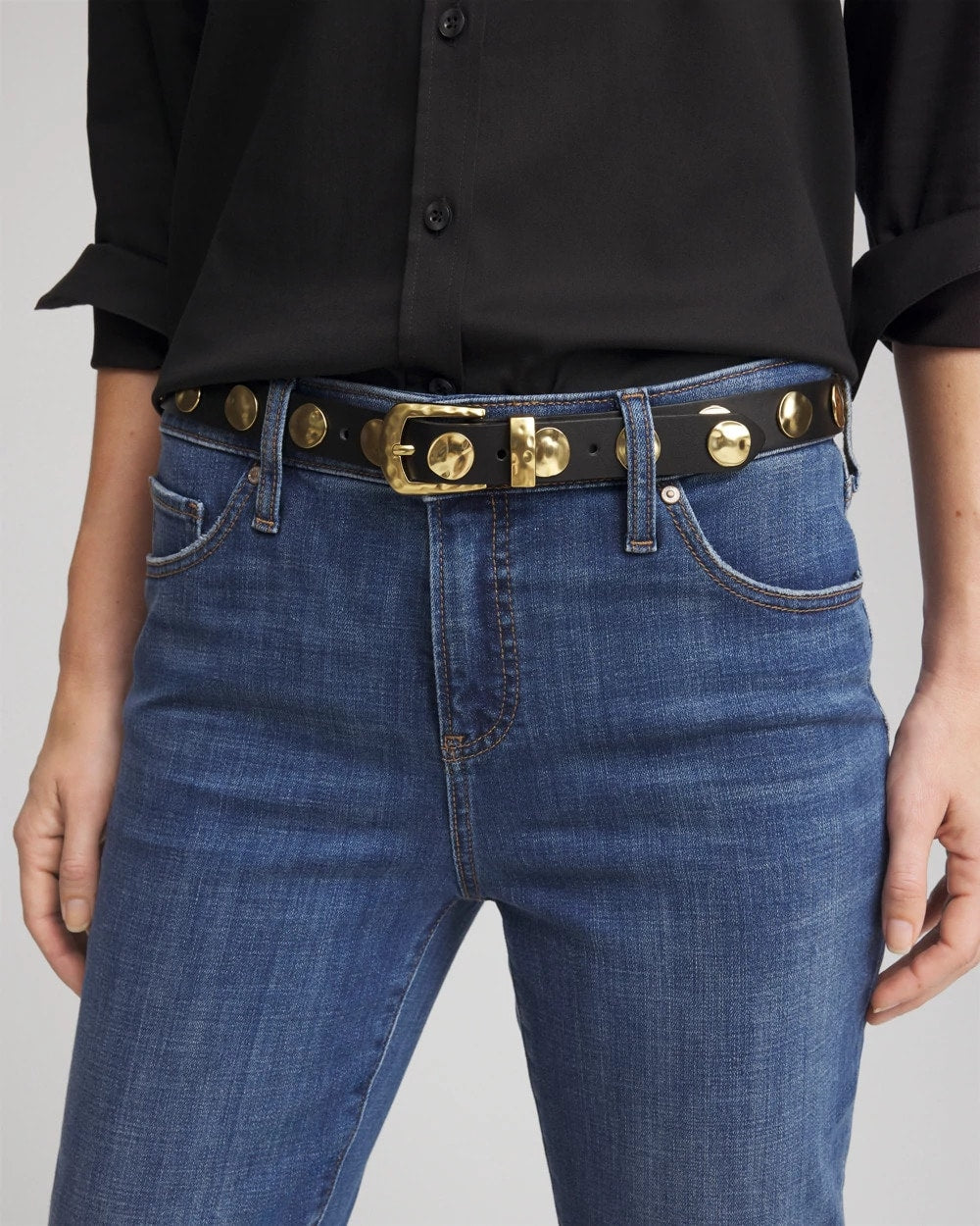 Chico's Online - Studded Faux Leather Trouser Belt