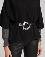 Chico's / Silver Toggle Trouser Belt