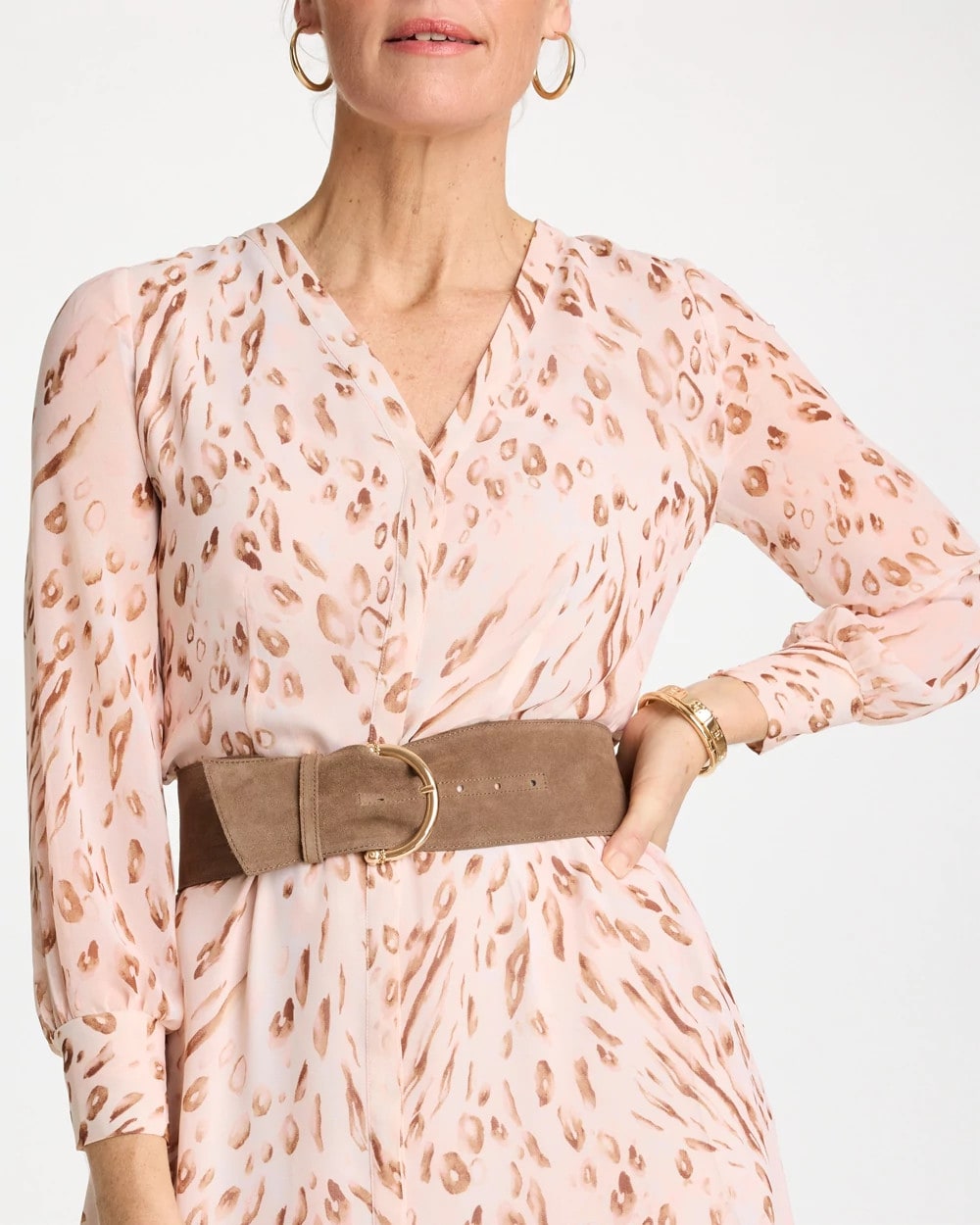 Chico's Discount - Suede Pull Through Sash Belt