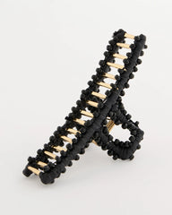Chico's Discount - Black Raffia Hair Clip