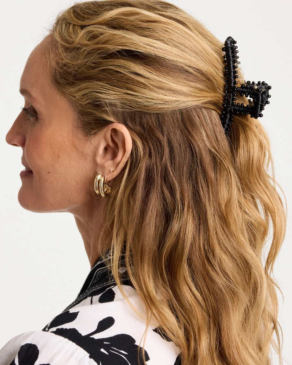 Chico's Discount - Black Raffia Hair Clip
