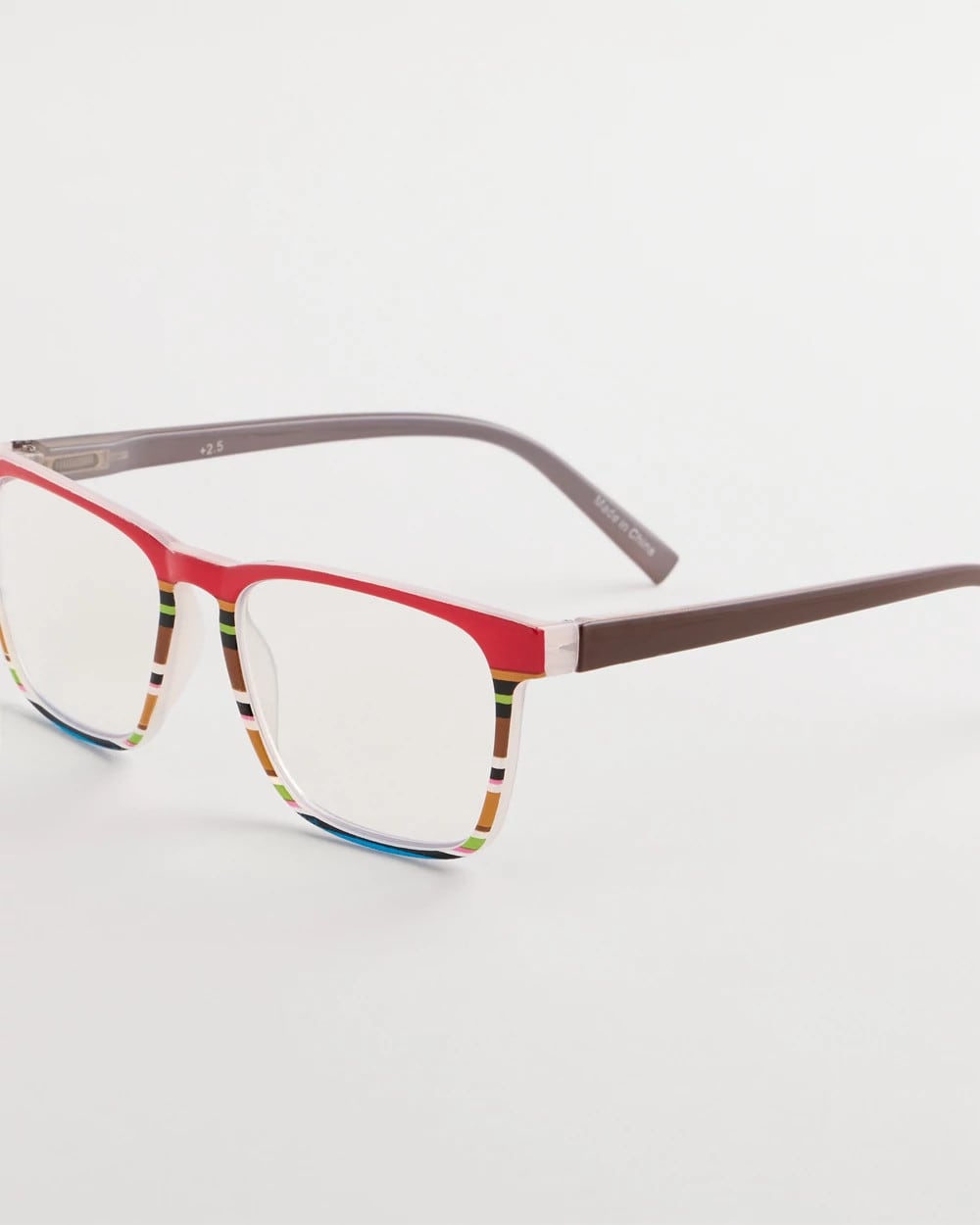 Chico's Discount - Red Striped Readers