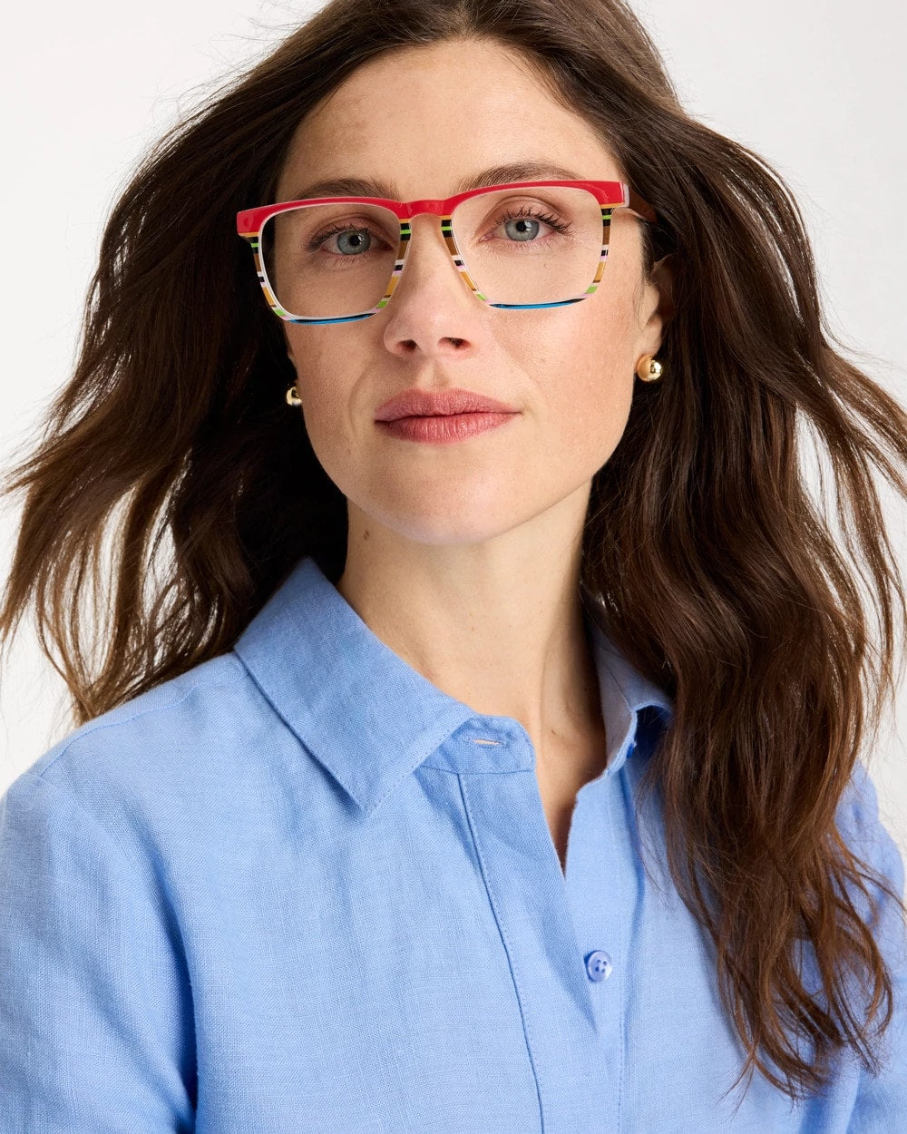 Chico's Discount - Red Striped Readers