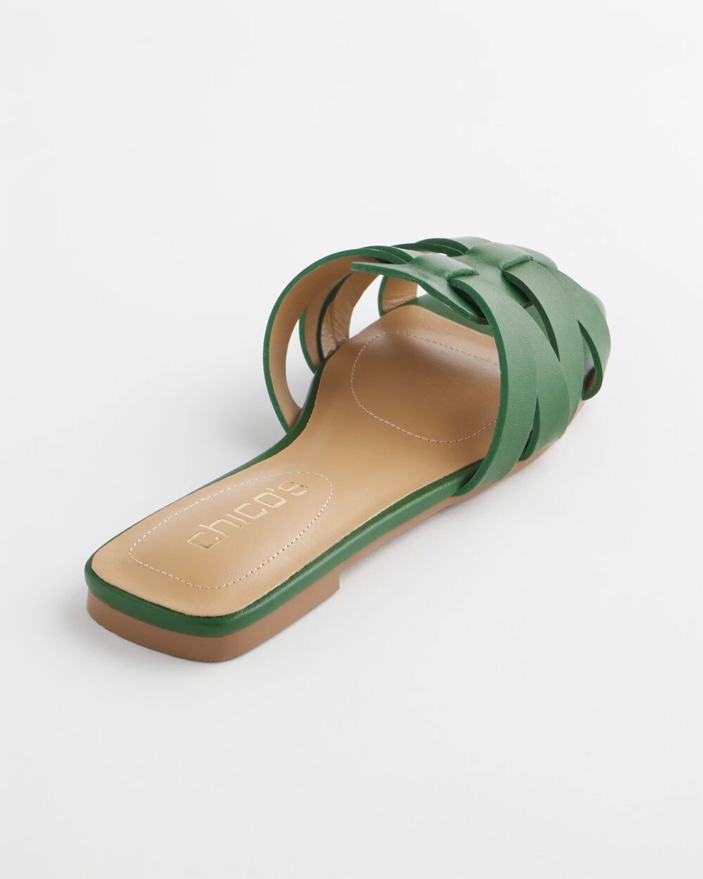 Chico's For Sale - Cassidy Cross-Strap Slide Sandals